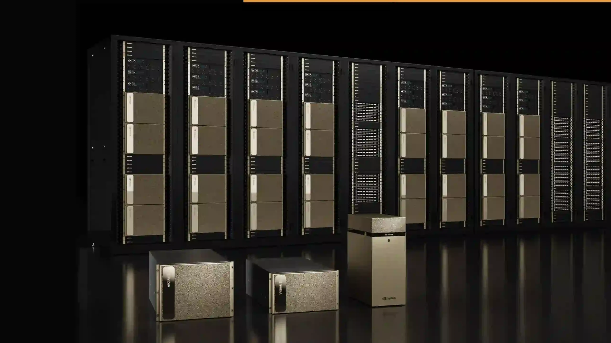 NVIDIA AI GPUs powering modern artificial intelligence data centers and deep learning systems